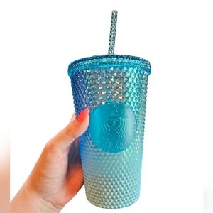 Starbucks Grande Icy Blue Faded Studded Tumbler